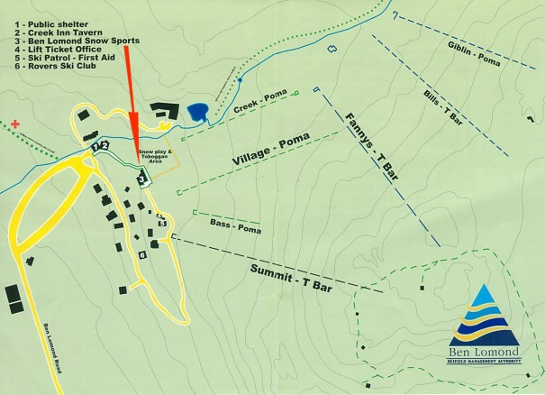Ben Lomond Trail map