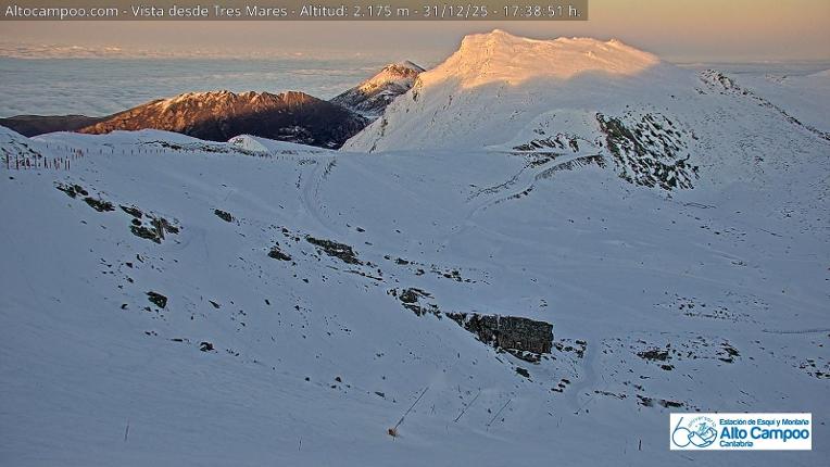 Webcam Alto Campoo: Tres Mares - 2125m.