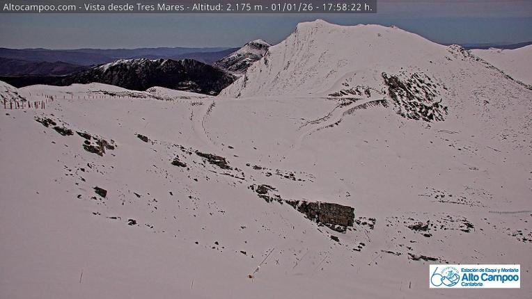 Webcam Alto Campoo: Tres Mares - 2125m.