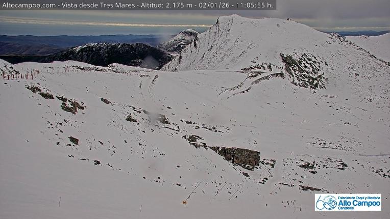Webcam Alto Campoo: Tres Mares - 2125m.