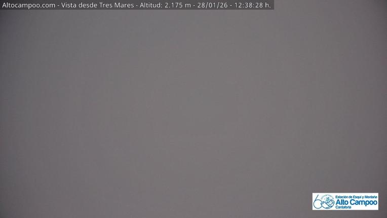 Webcam Alto Campoo: Tres Mares - 2125m.