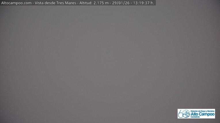 Webcam Alto Campoo: Tres Mares - 2125m.