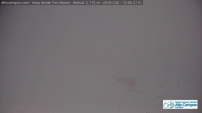 Webcam Alto Campoo: Tres Mares - 2125m.