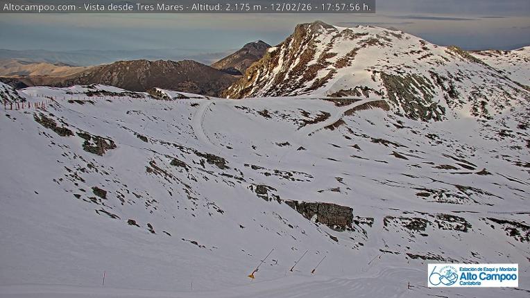 Webcam Alto Campoo: Tres Mares - 2125m.