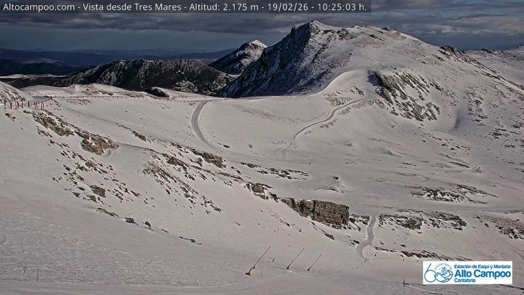 Webcam Alto Campoo: Tres Mares - 2125m.