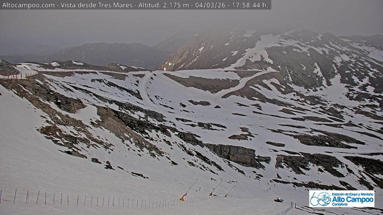Webcam Alto Campoo: Tres Mares - 2125m.