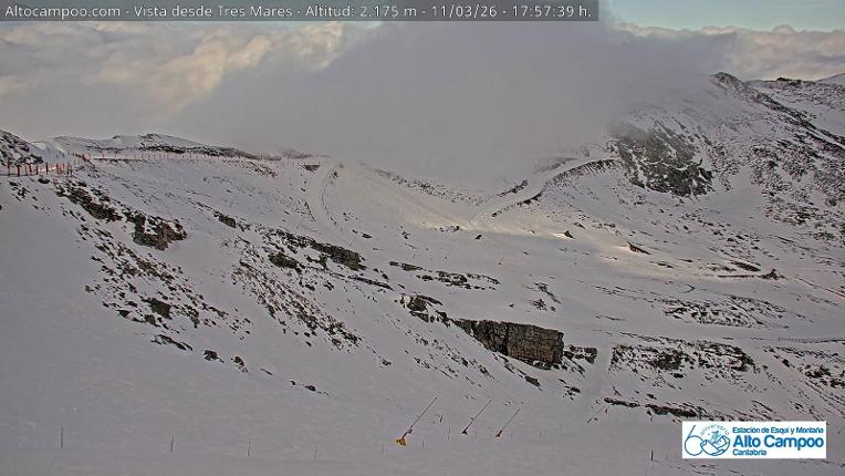Webcam Alto Campoo: Tres Mares - 2125m.
