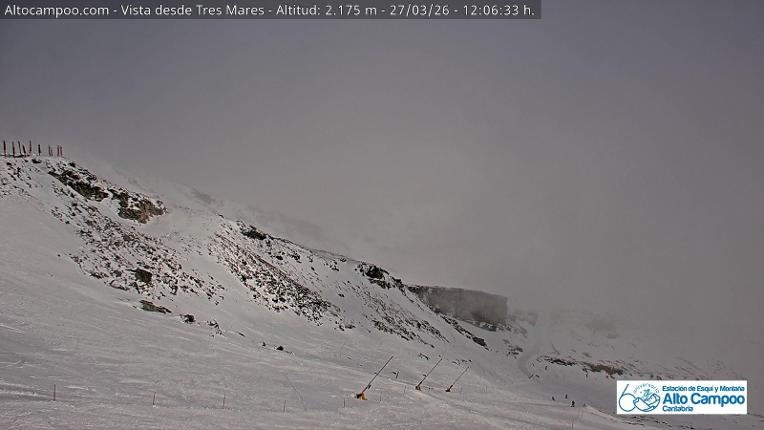 Webcam Alto Campoo: Tres Mares - 2125m.