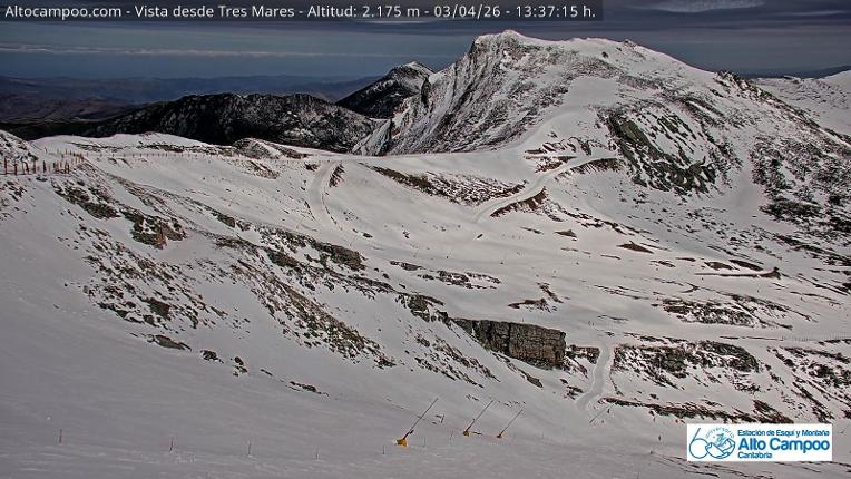 Webcam Alto Campoo: Tres Mares - 2125m.