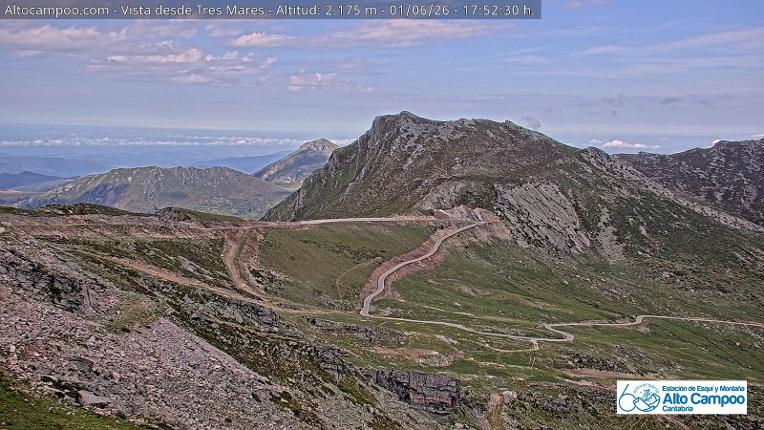 Webcam Alto Campoo: Tres Mares - 2125m.