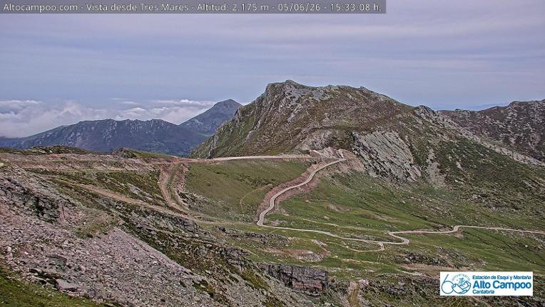 Webcam Alto Campoo: Tres Mares - 2125m.