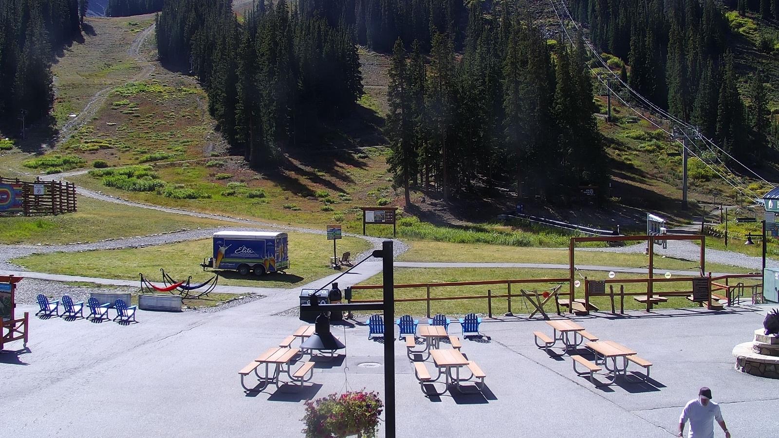Webcam Arapahoe Basin: Base area