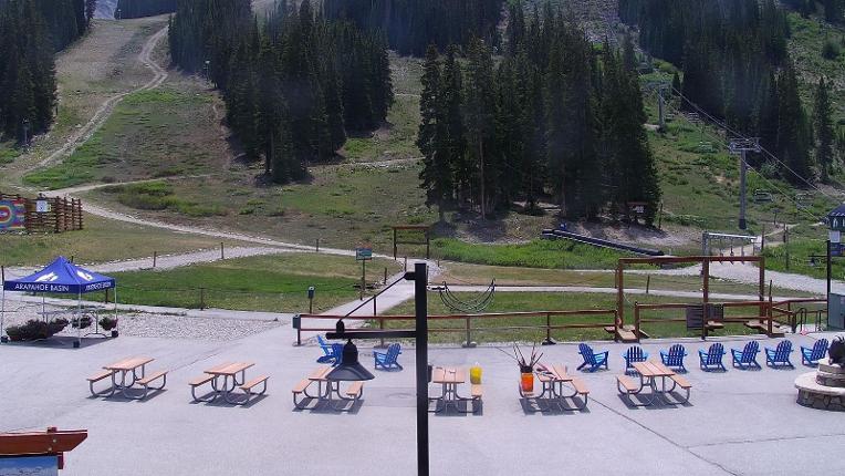 Webcam Arapahoe Basin: Base area