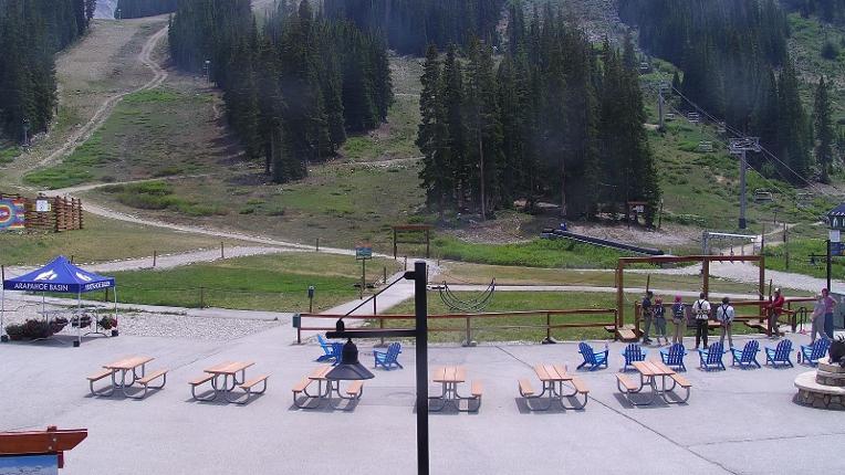 Webcam Arapahoe Basin: Base area