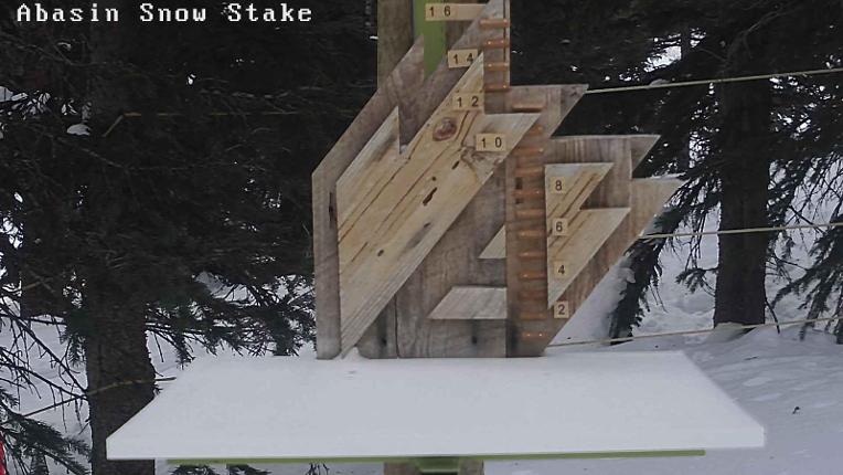 Webcam Arapahoe Basin: Snow stake