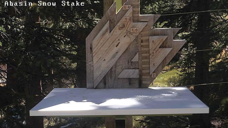 Webcam Arapahoe Basin: Snow stake
