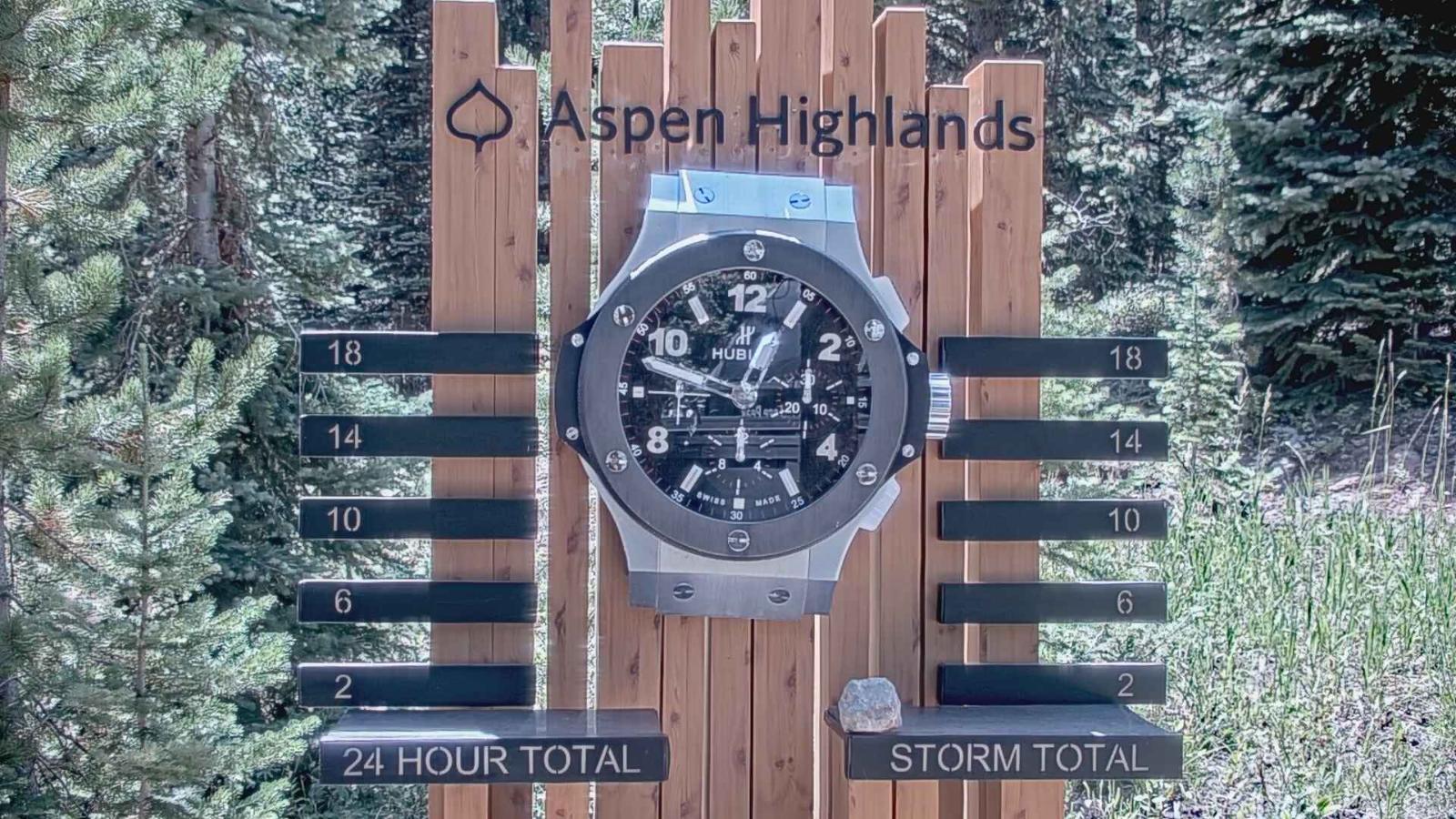 Webcam Aspen Highlands: Snow Stake