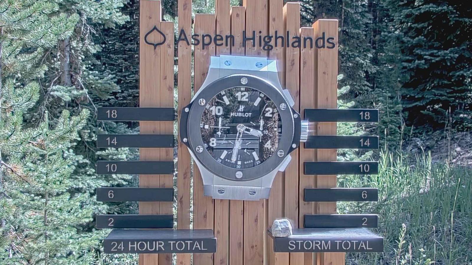 Webcam Aspen Highlands: Snow Stake