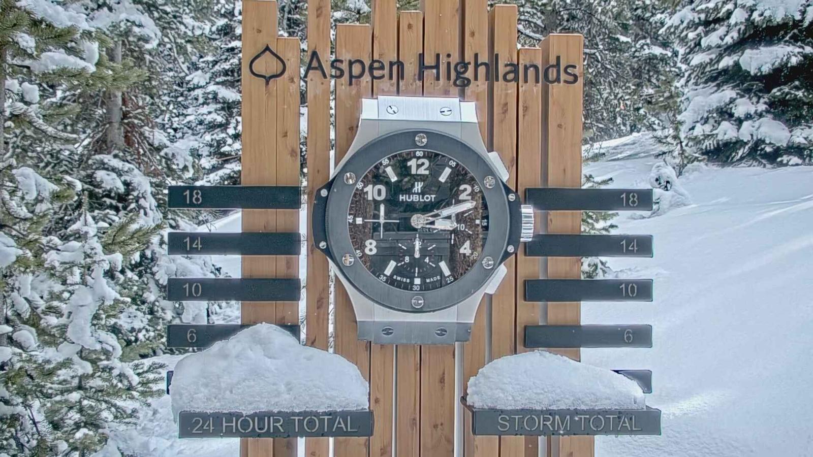 Webcam Aspen Highlands: Snow Stake