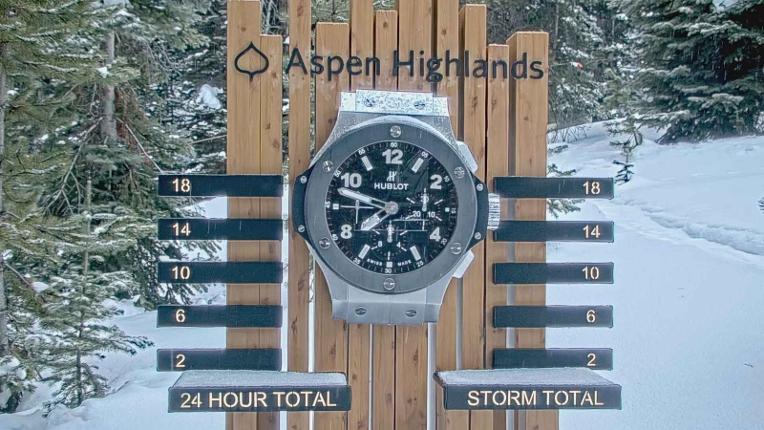 Webcam Aspen Highlands: Snow Stake