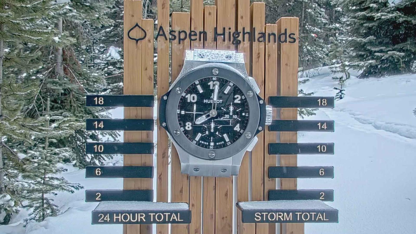 Webcam Aspen Highlands: Snow Stake
