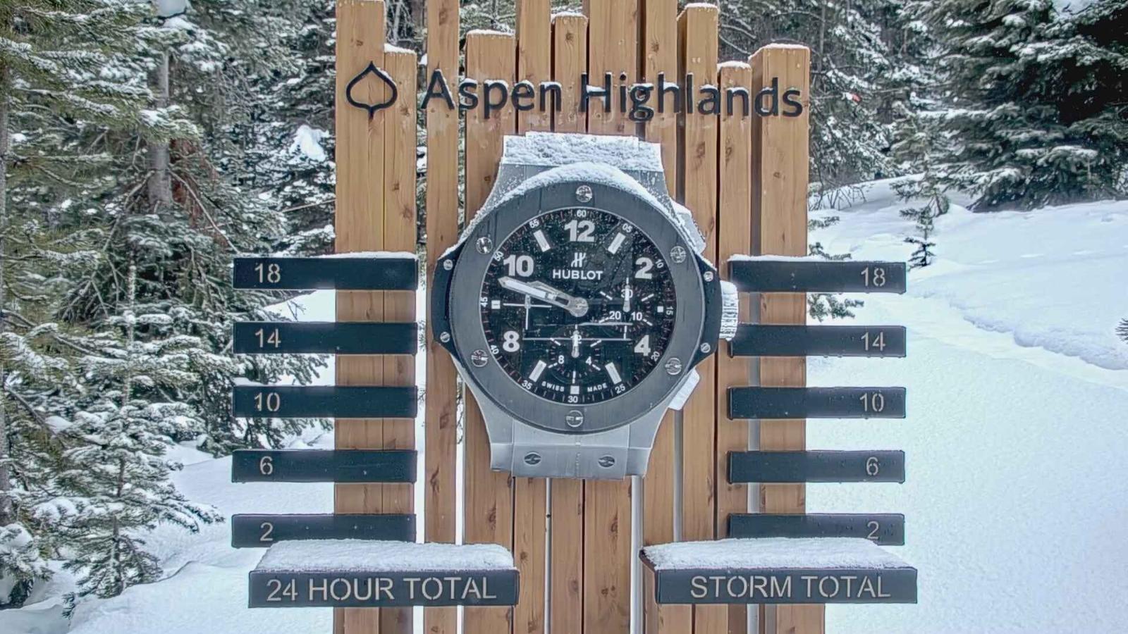 Webcam Aspen Highlands: Snow Stake