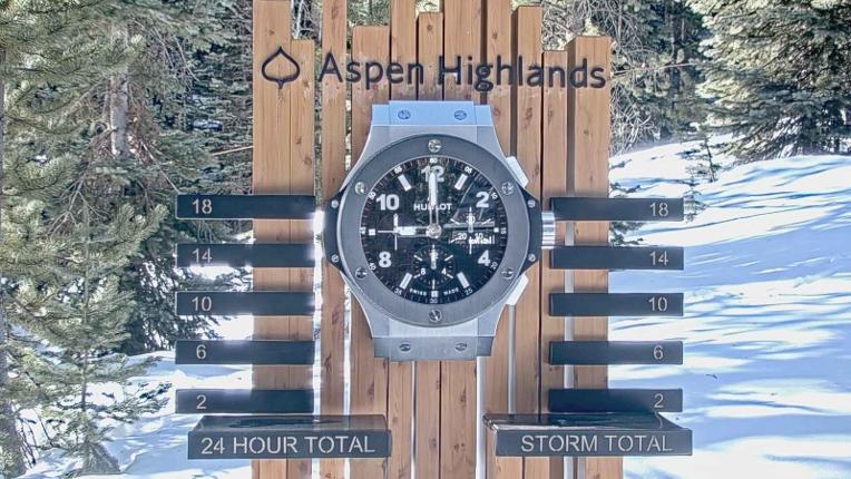 Webcam Aspen Highlands: Snow Stake