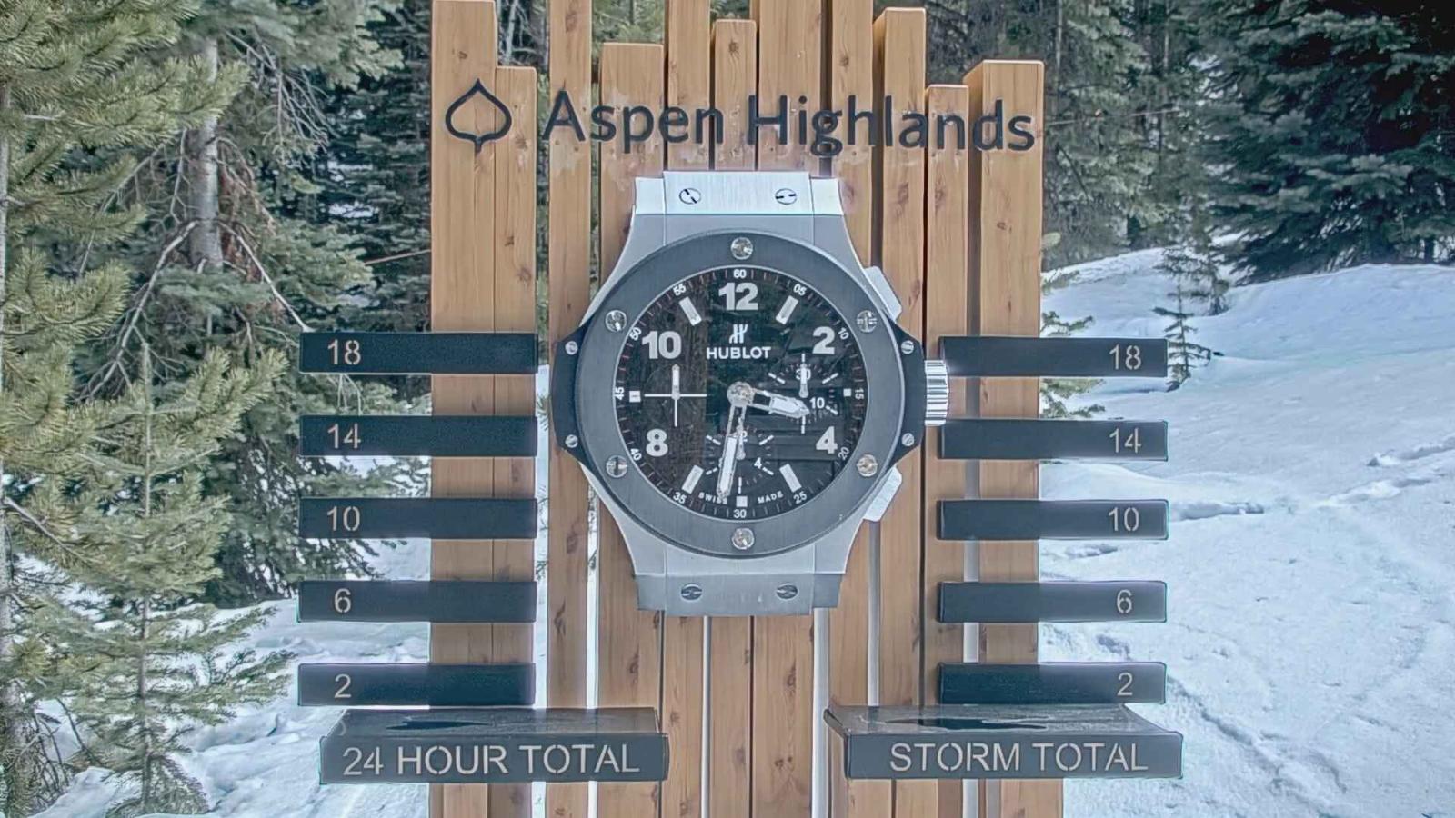 Webcam Aspen Highlands: Snow Stake
