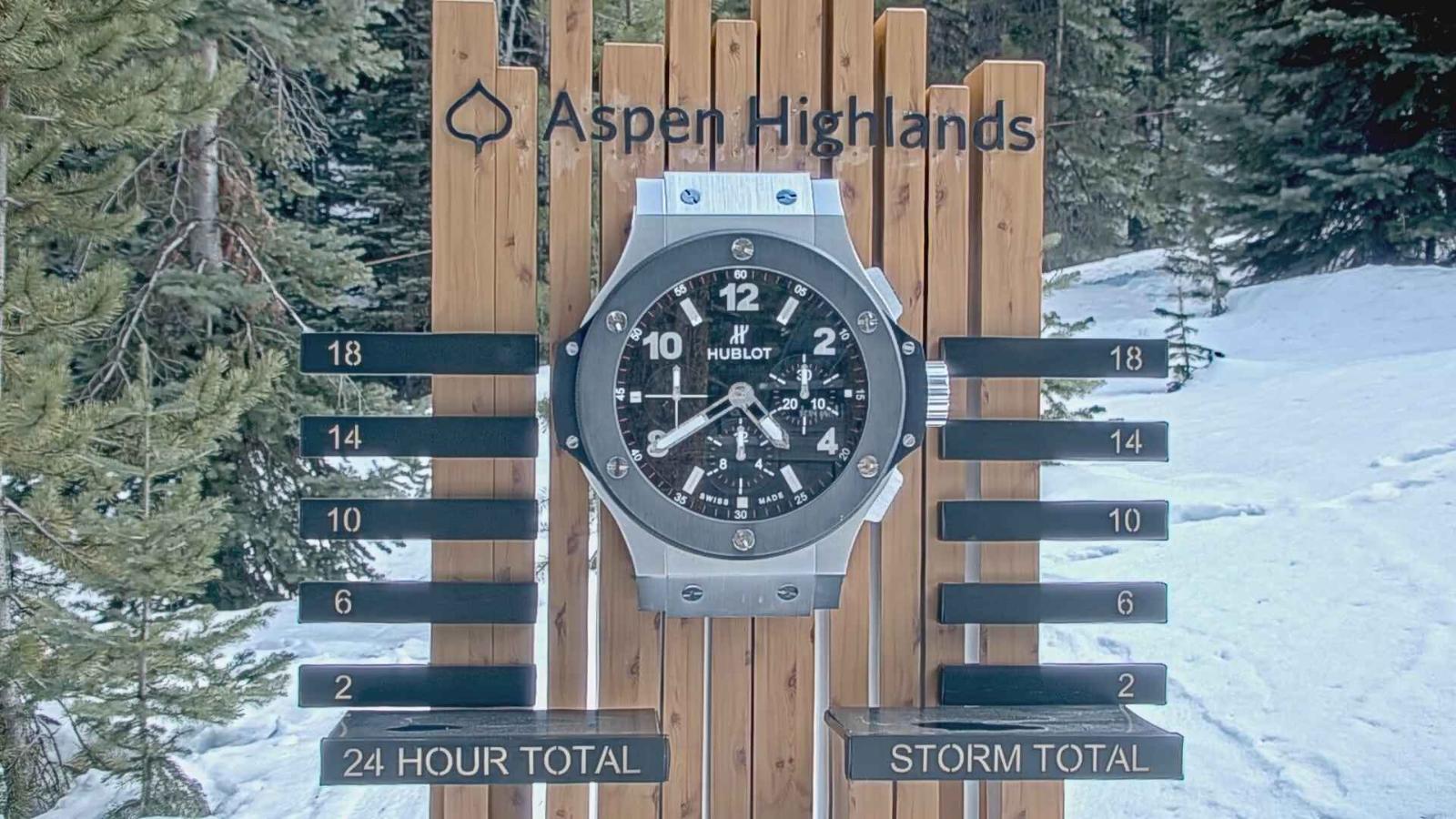 Webcam Aspen Highlands: Snow Stake