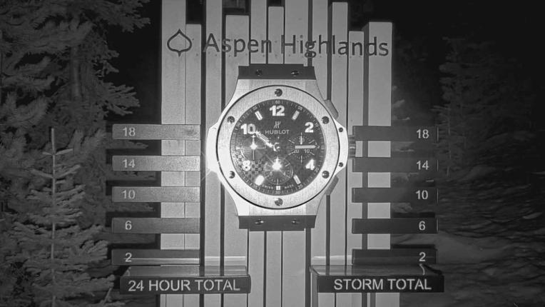 Webcam Aspen Highlands: Snow Stake