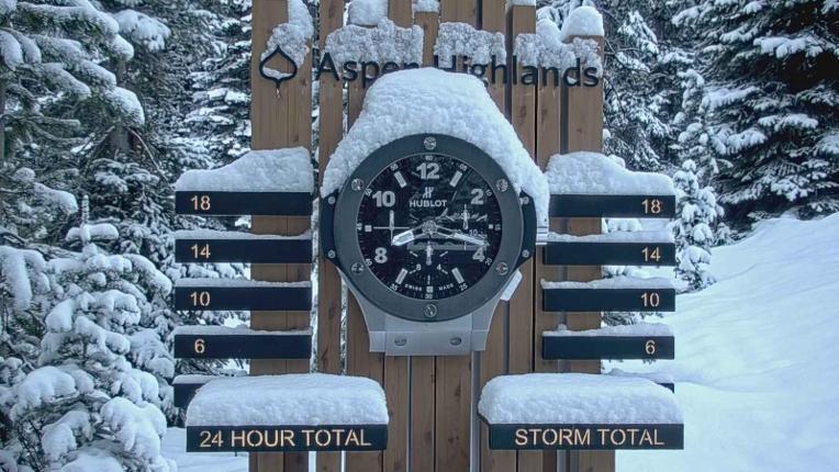 Webcam Aspen Highlands: Snow Stake