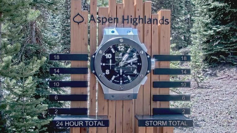 Webcam Aspen Highlands: Snow Stake