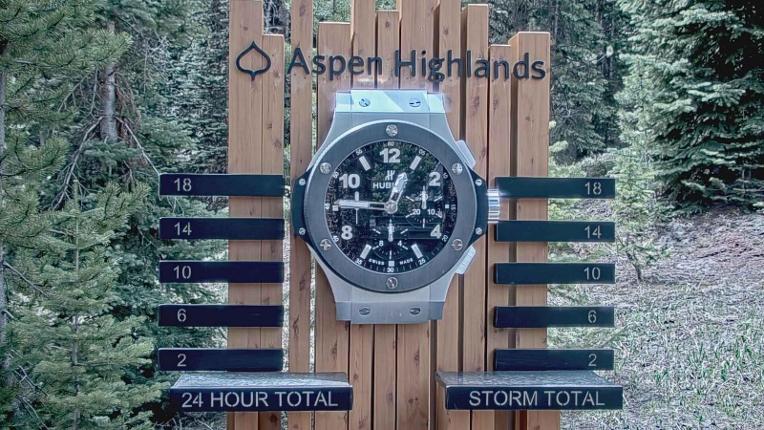 Webcam Aspen Highlands: Snow Stake