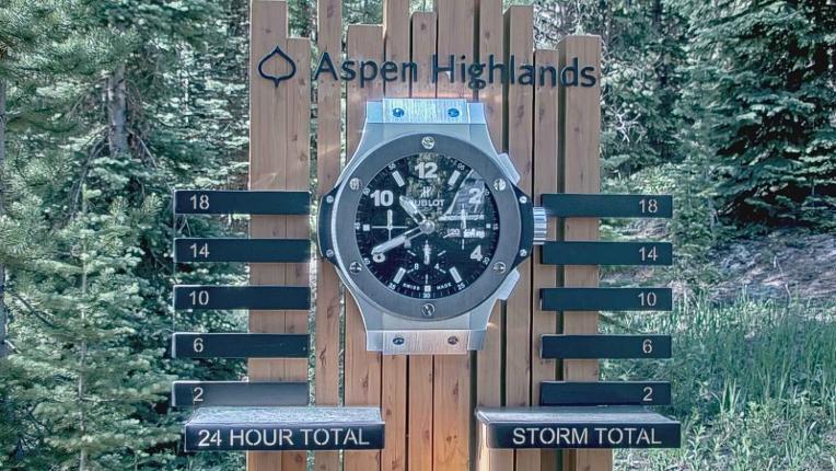 Webcam Aspen Highlands: Snow Stake