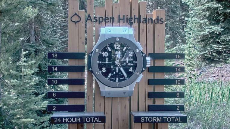 Webcam Aspen Highlands: Snow Stake