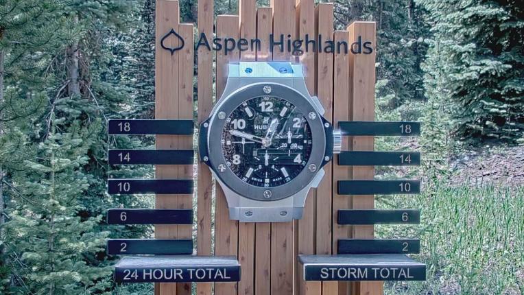 Webcam Aspen Highlands: Snow Stake