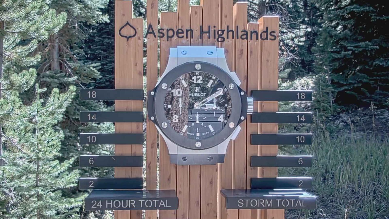 Webcam Aspen Highlands: Snow Stake