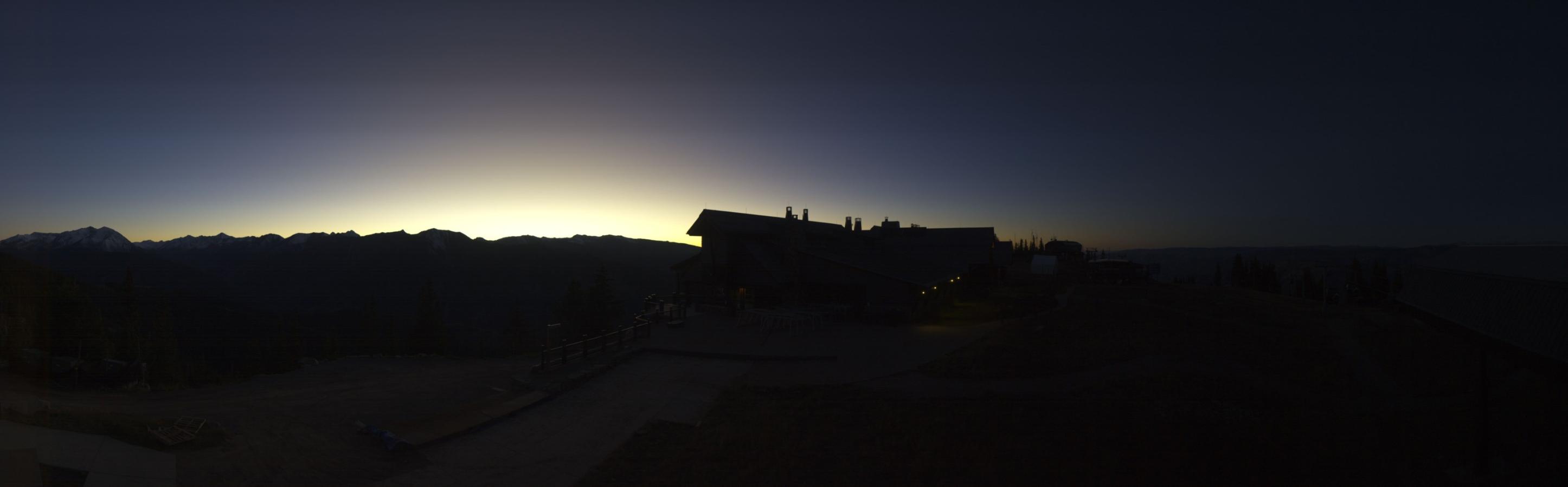 Webcam Aspen Mountain: Panoramic Aspen mountain