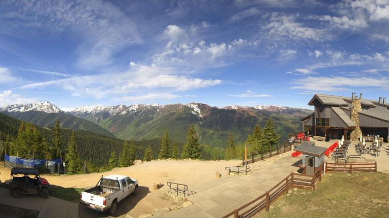Webcam Aspen Mountain: Panoramic Aspen mountain