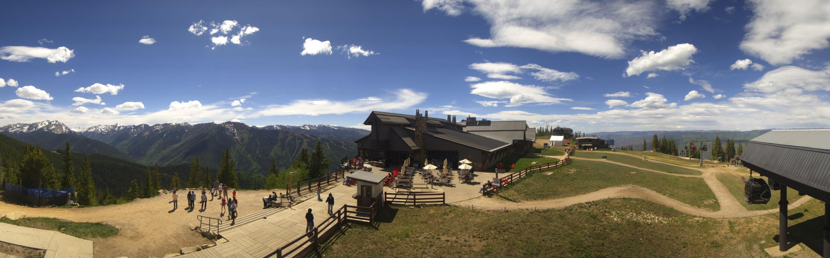 Webcam Aspen Mountain: Panoramic Aspen mountain