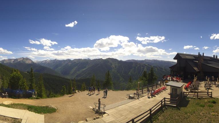 Webcam Aspen Mountain: Panoramic Aspen mountain