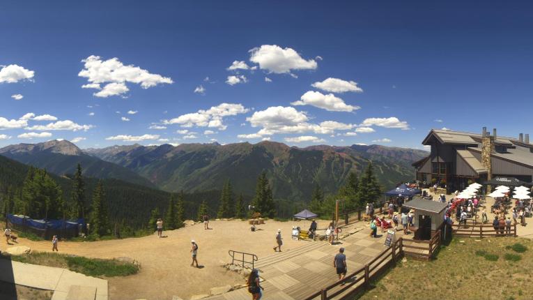 Webcam Aspen Mountain: Panoramic Aspen mountain