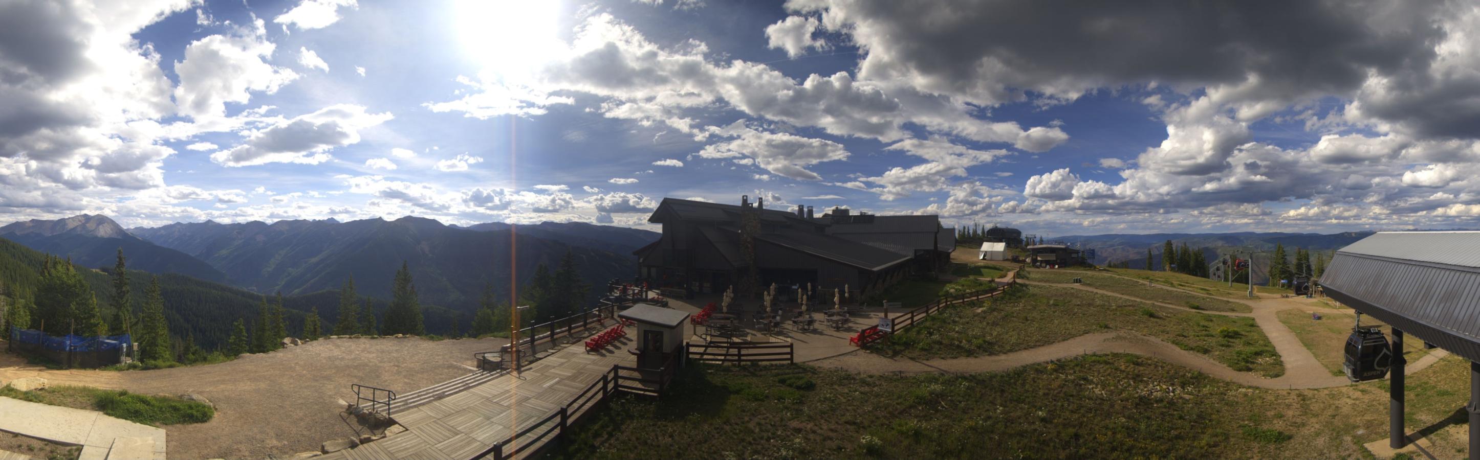 Webcam Aspen Mountain: Panoramic Aspen mountain