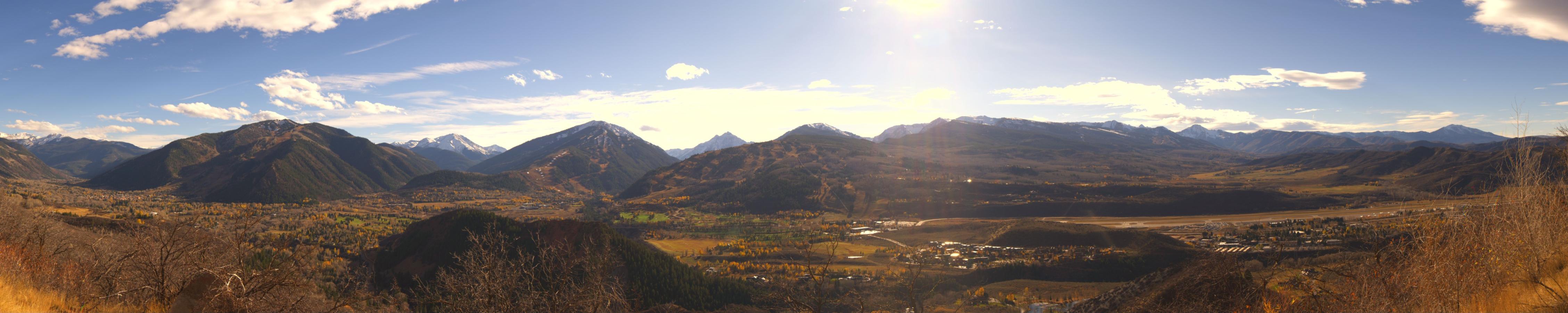 Webcam Aspen Mountain: Panoramic Power of four