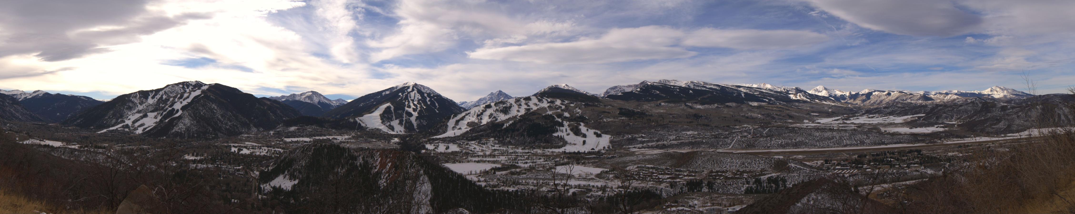 Webcam Aspen Mountain: Panoramic Power of four
