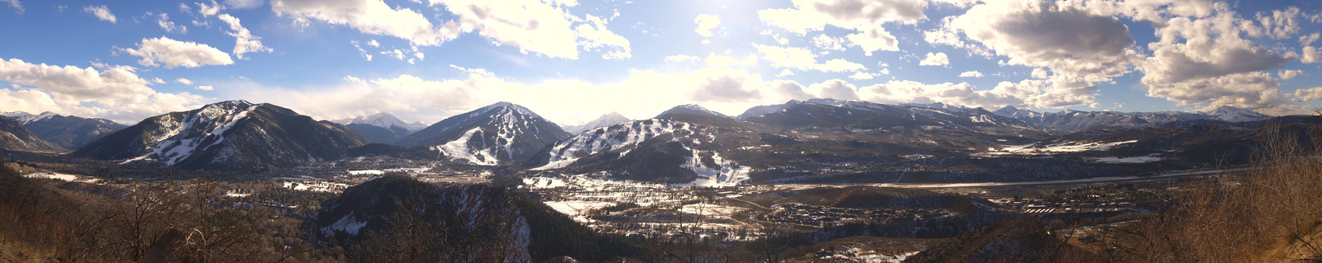 Webcam Aspen Mountain: Panoramic Power of four