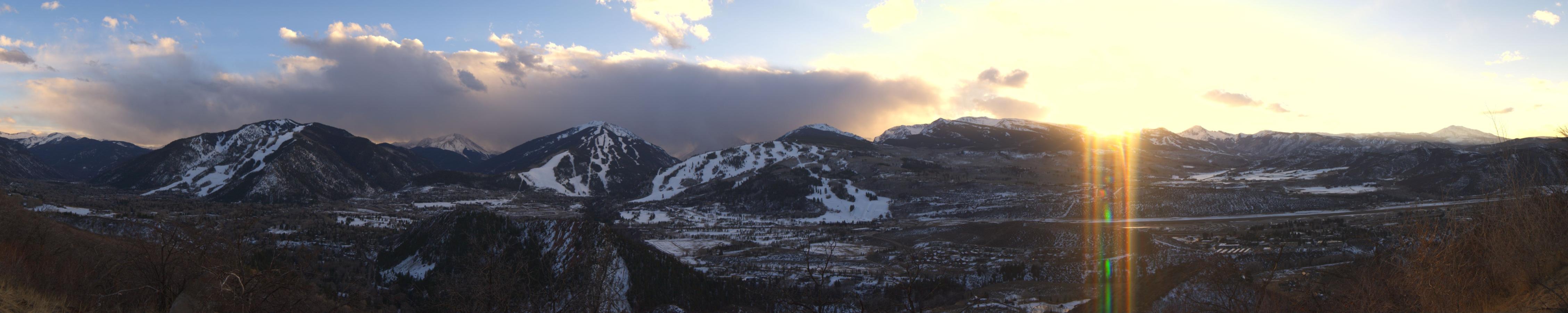 Webcam Aspen Mountain: Panoramic Power of four