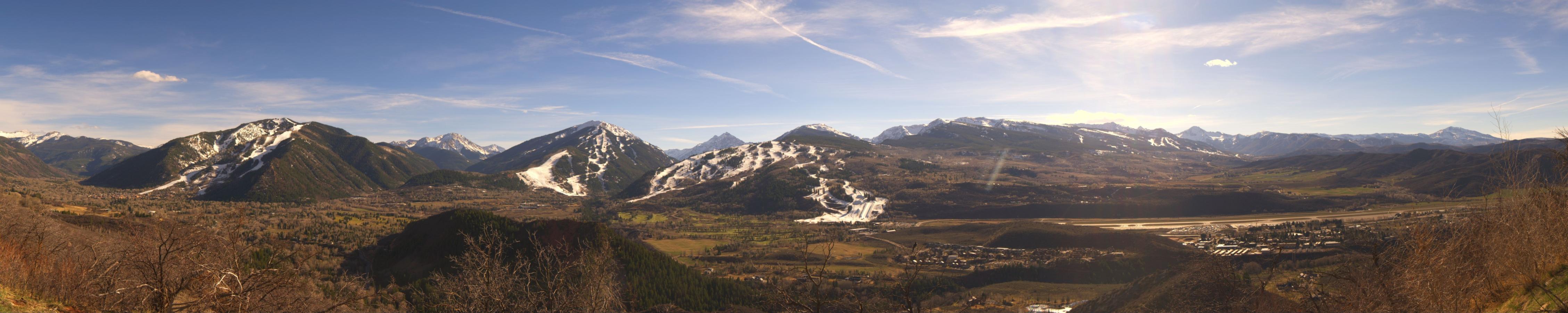 Webcam Aspen Mountain: Panoramic Power of four