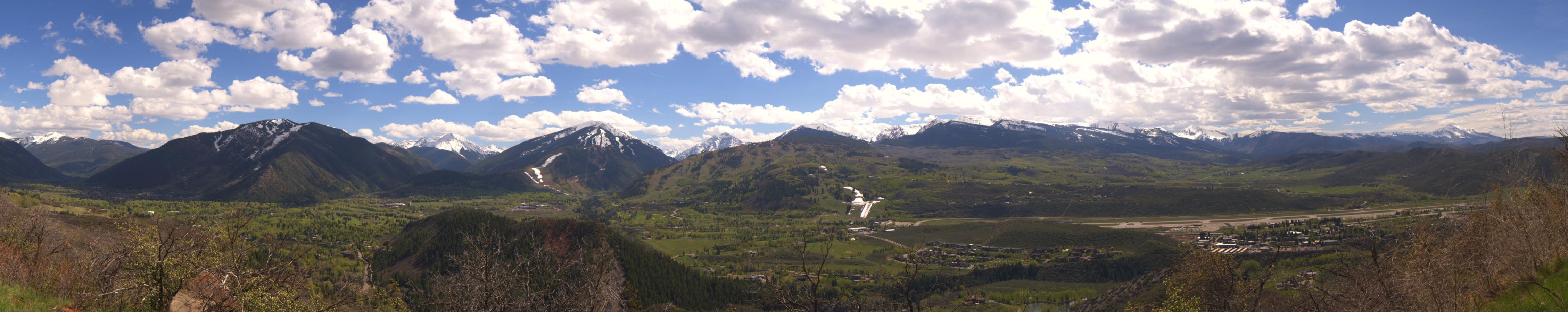 Webcam Aspen Mountain: Panoramic Power of four