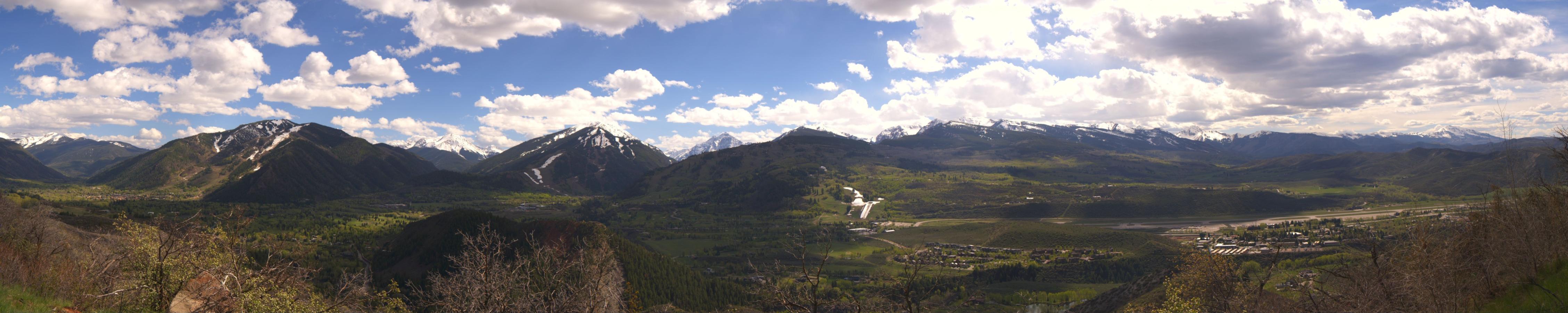 Webcam Aspen Mountain: Panoramic Power of four